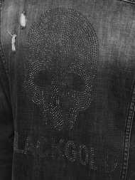 Muška traper jakna siva OZONEE NB/MJ511G