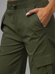 Ženske hlače kaki OZONEE O/TT00393