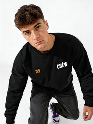 Muška dukserica crna OZONEE JS/65B3917/3Z