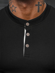 Muška Majica Crna OZONEE O/M011