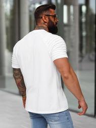 Muška majica bijeli OZONEE JS/8T88/1Z