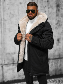 Muška parka jakna crna OZONEE JS/22M319/392