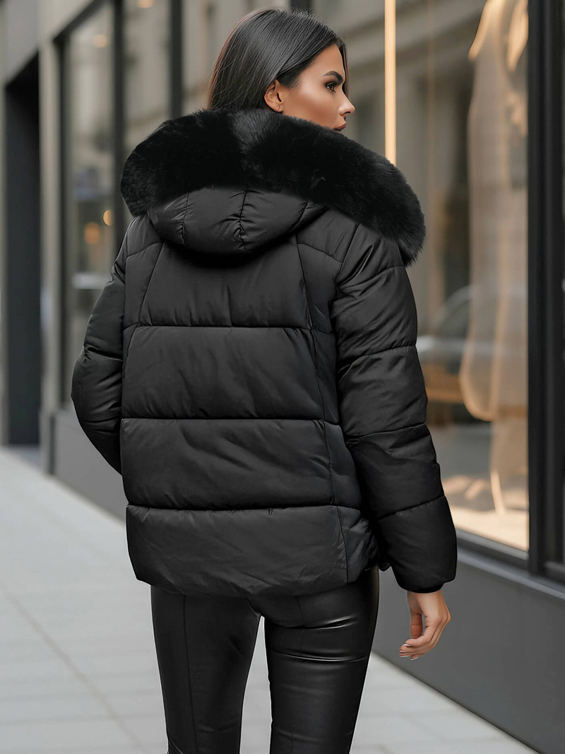 Ženska jakna crna OZONEE O/16M9179/392