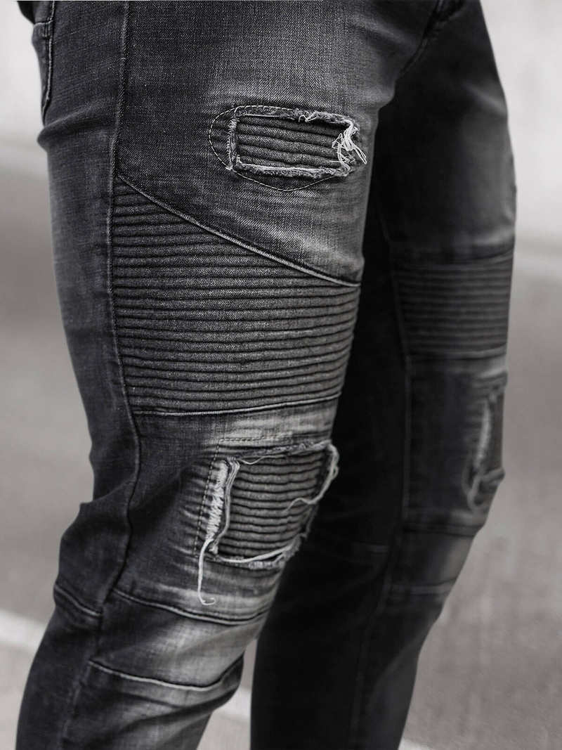 Muške traperice crne OZONEE NB/MP0142N