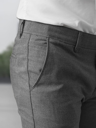 Muške chino hlače tamnosive OZONEE V/6545