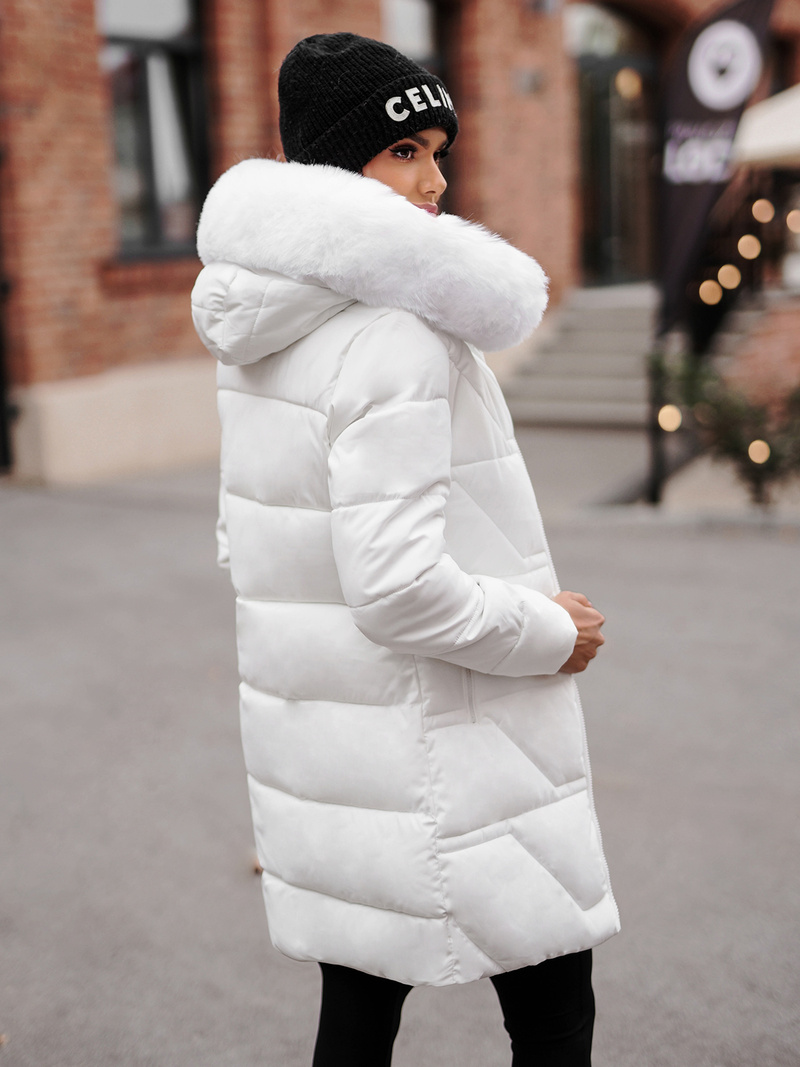 Ženska jakna bijela OZONEE JS/16M9099/281