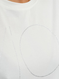 Ženska majica bijele OZONEE JS/YJ77841