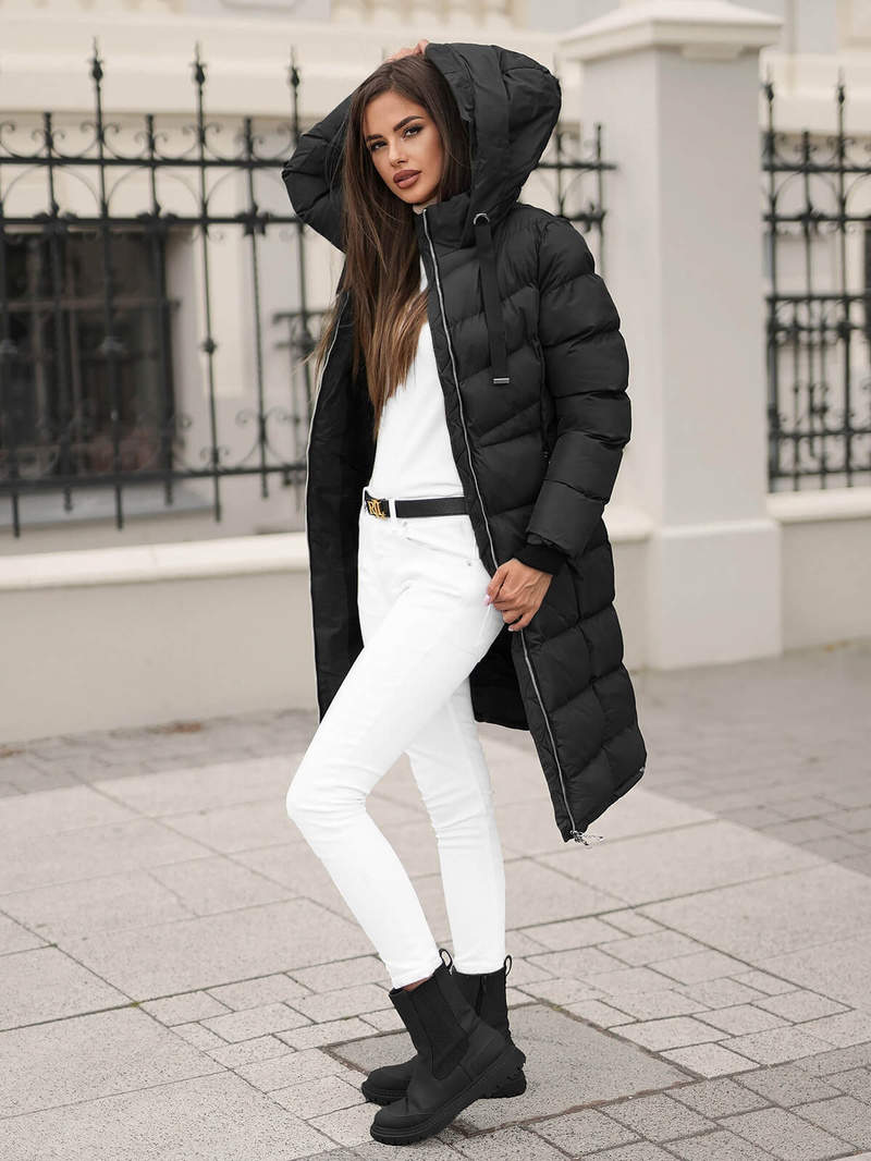 Ženska jakna crna OZONEE JS/M736/392Z