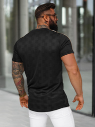  Muška Majica Crna OZONEE O/QS11621