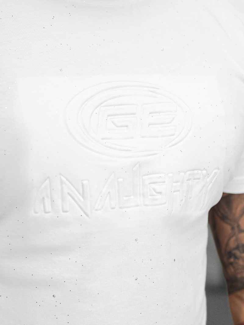 Muška Majica Bijeli OZONEE O/QQ1390