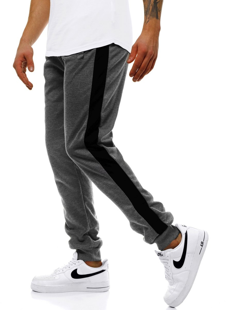 Muške sportske hlače Grafitno-crni OZONEE JS/JZ11006