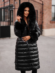 Ženski kaput crni OZONEE JS/5M3160/392Z