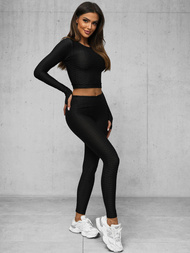 Dvodijelni set trenerke Crni OZONEE O/22060Z