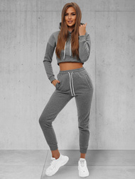 Dvodijelni set trenerke grafitni OZONEE JS/8C67/5Z