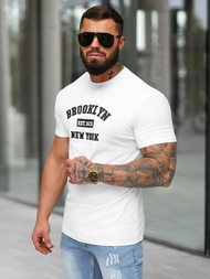 Muška Majica Bijeli OZONEE NB/MT3134