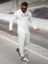 Muške sportske hlače bijele OZONEE O/D9125Z