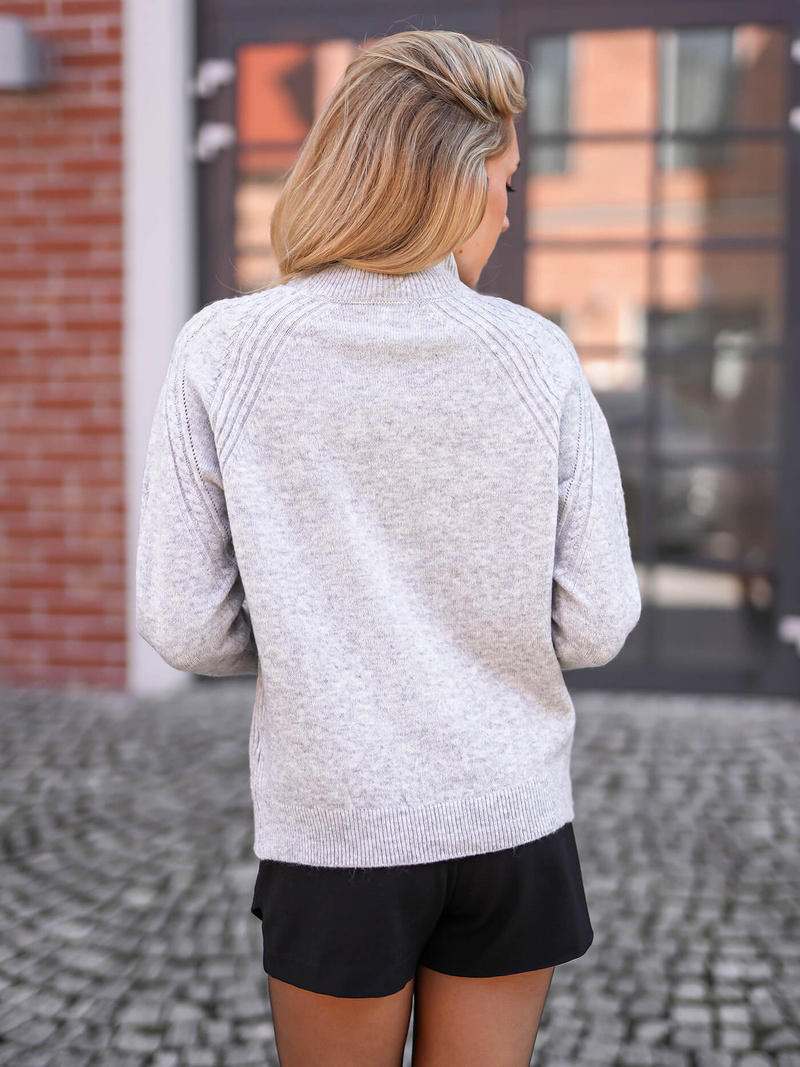 Ženski pulover siva OZONEE JS/53B5201/2