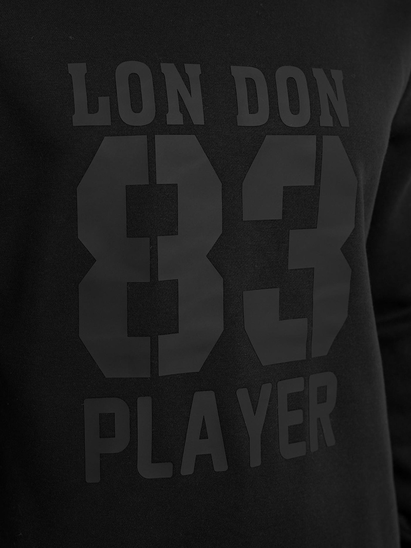 Muška dukserica crna OZONEE JS/8B1976/3