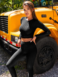 Dvodijelni set trenerke Crni OZONEE O/22060Z