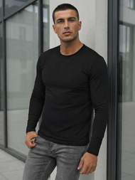 Muška majica dugi rukav crna OZONEE JS/DB71/1