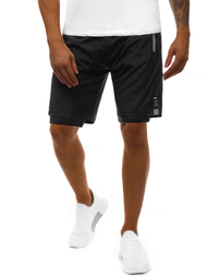 Muške sportske kratke hlače crne OZONEE O/11127
