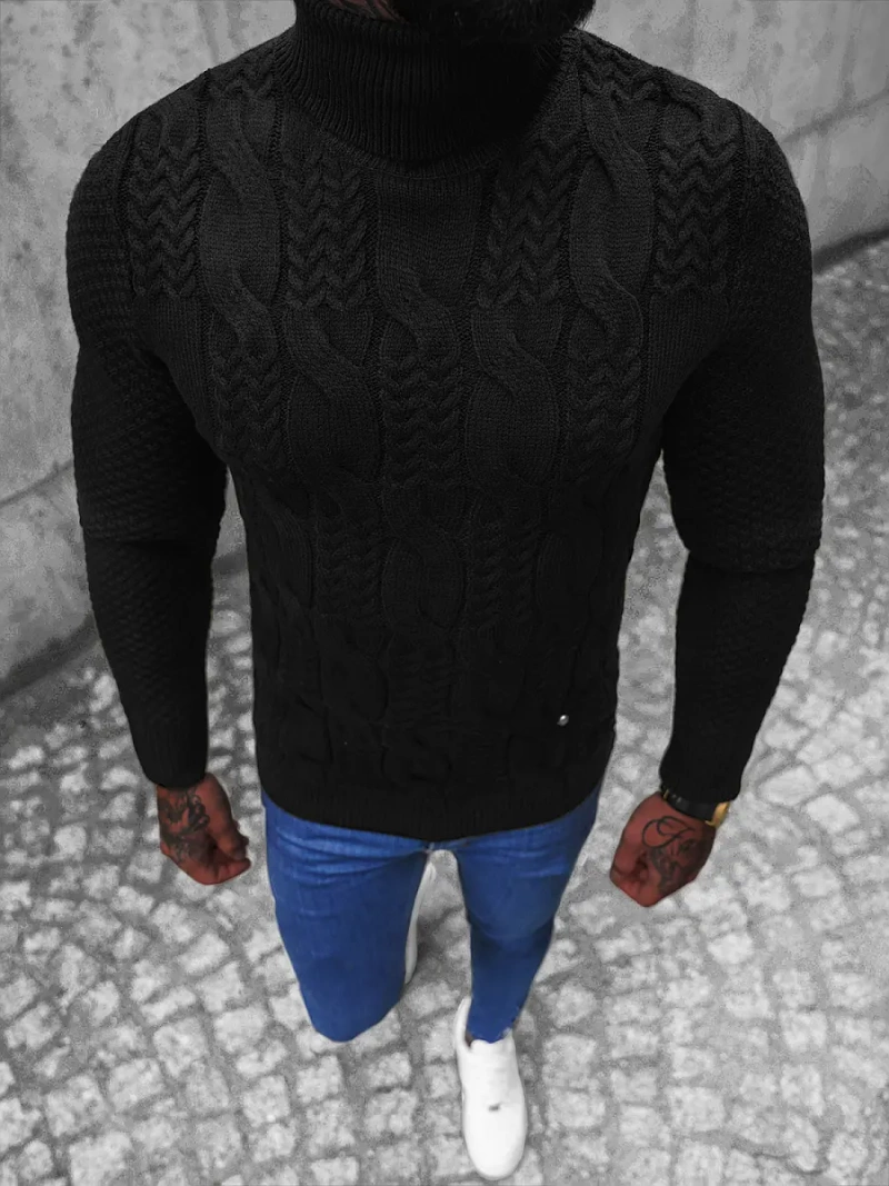 Muška dolčevita Crna OZONEE NB/MM6012/4