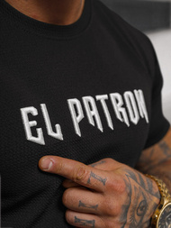 Muška Majica Crna OZONEE O/T7283