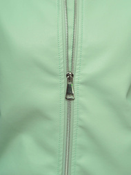 Ženska Kožna Jakna Mentol OZONEE O/G116Z