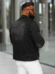 Muška traper jakna crna OZONEE NB/MJ514N