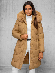 Ženska jakna bež OZONEE JS/16M9202/62Z