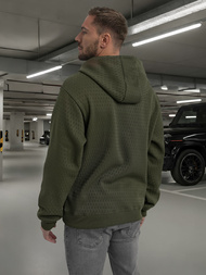 Muška dukserica s kapuljačom kaki OZONEE O/G3065