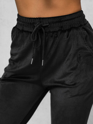 Ženski trenirka od velura crna OZONEE JS/35C1612/3