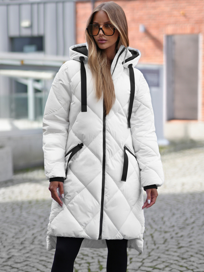 Ženska jakna bijela OZONEE JS/5M3168/281Z