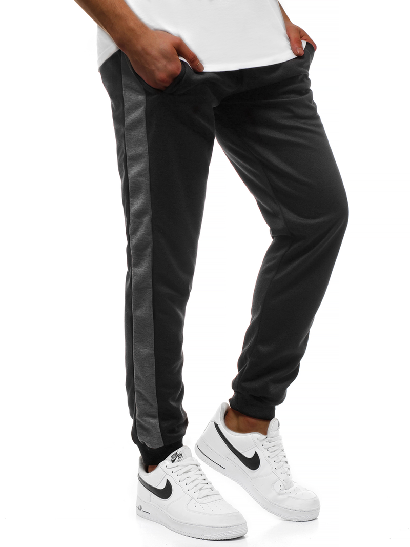 Muške kratke hlače Crno-sive OZONEE JS/JZ11003