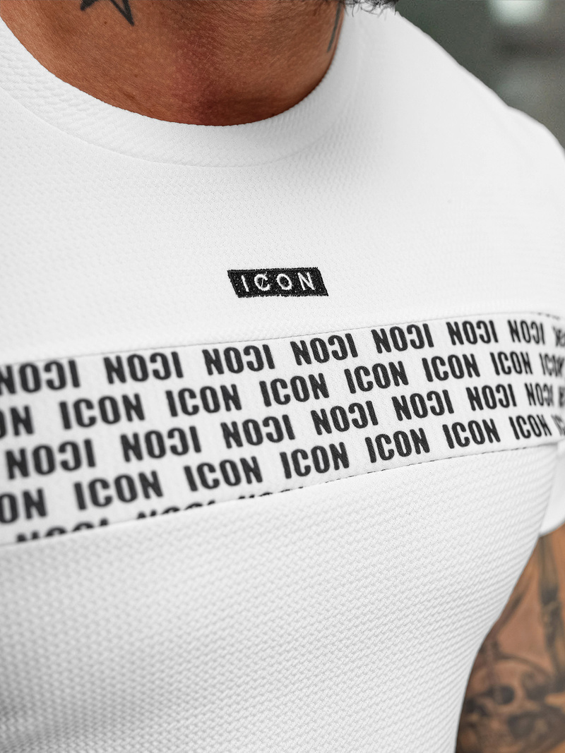 Muška Majica Bijela OZONEE O/B1216