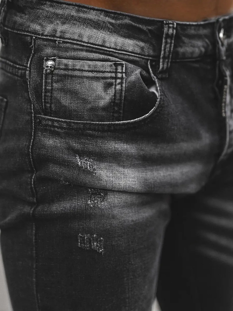 Muške traperice crne OZONEE NB/MP0126N