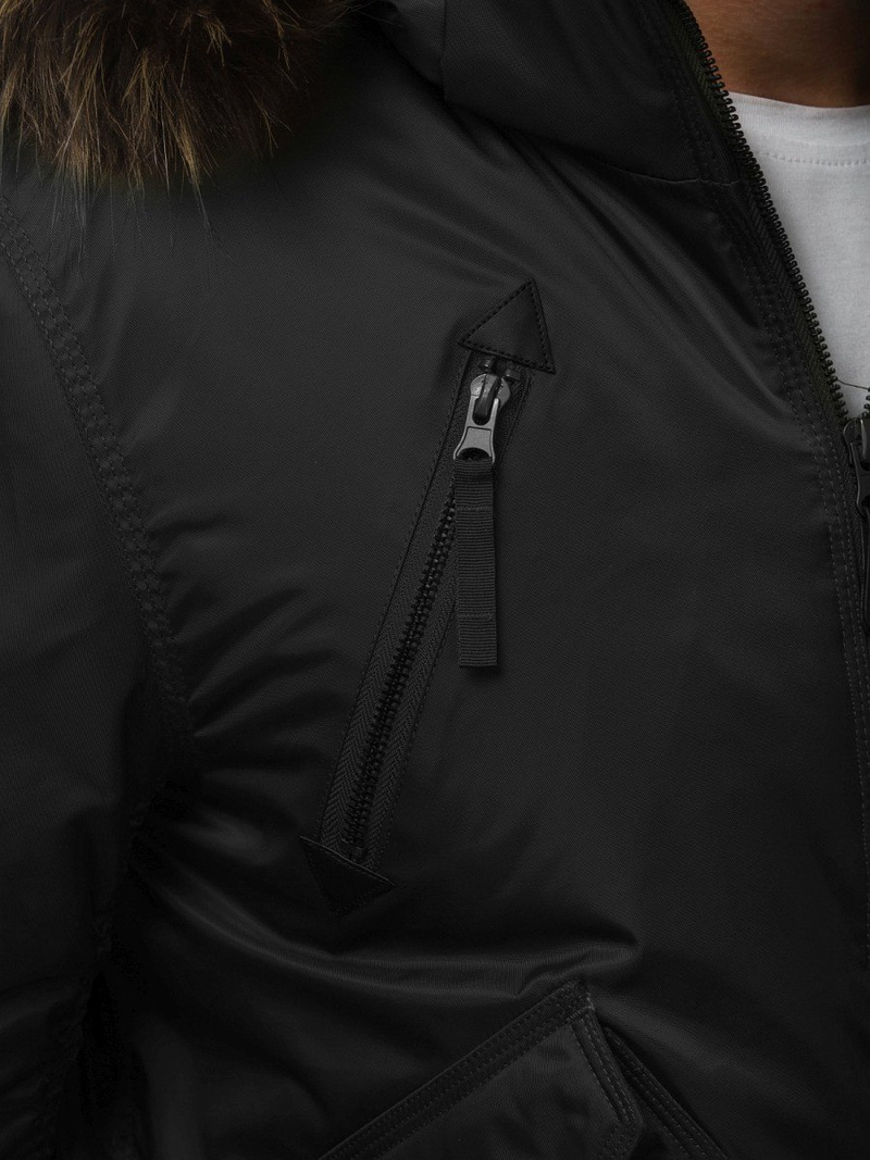 Muška jakna crna OZONEE O/99122