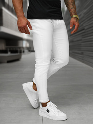 Muške traperice bijele OZONEE O/YB661