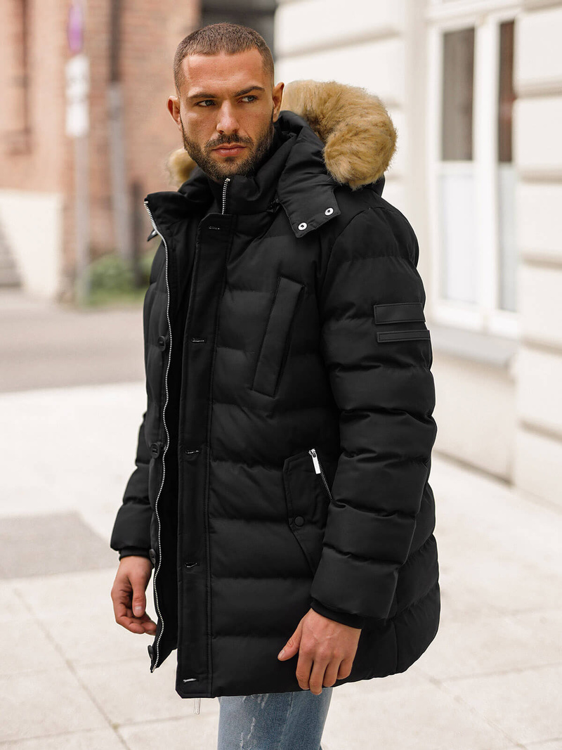 Muška Jakna Crna OZONEE JS/5M3122/392Z