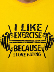 Muška majica bez rukava Žuta OZONEE MACH/M1210