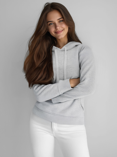 Ženska dukserica siva OZONEE JS/W02Z