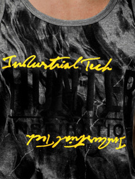 Muška majica bez rukava grafitna OZONEE JS/SS11033