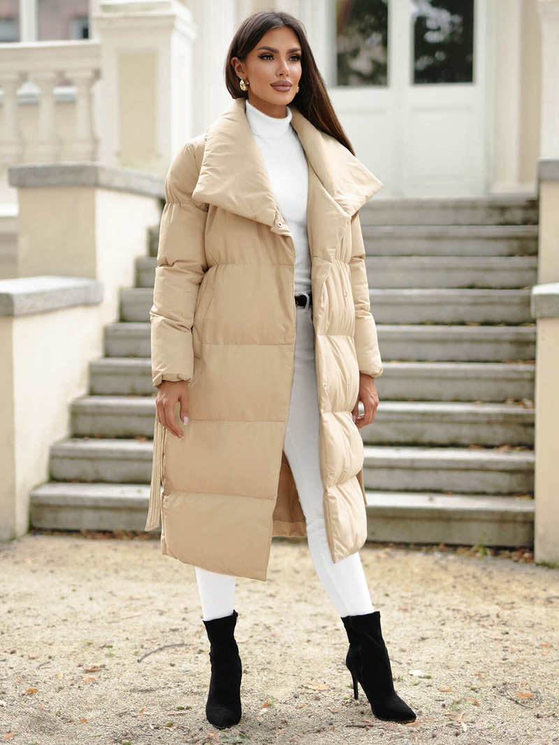 Ženska jakna bež OZONEE JS/M737/62Z