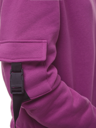 Ženska dukserica tamno ljubičasta OZONEE O/12104