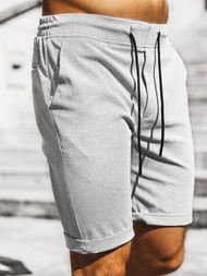 Muške chino kratke hlače Sive OZONEE DJ/1005