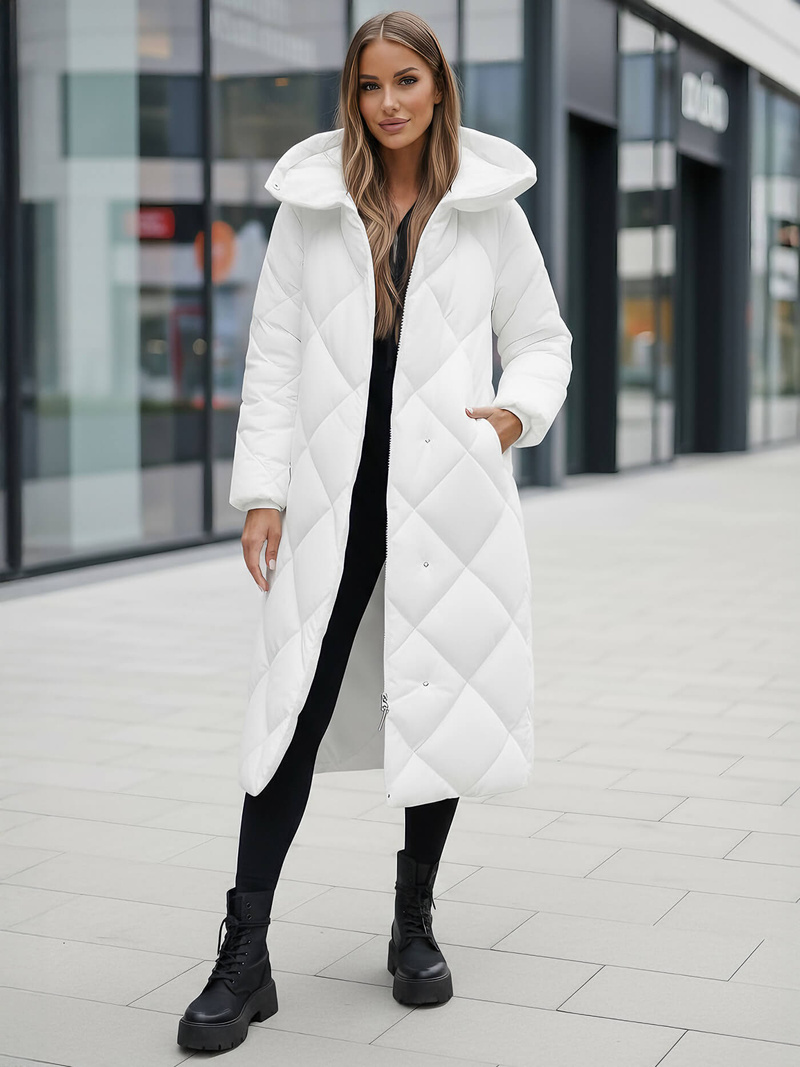 Ženska jakna bijela OZONEE JS/5M3173/281Z