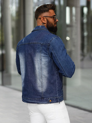 Muška traper jakna tamnoplava OZONEE NB/MJ525BSZ