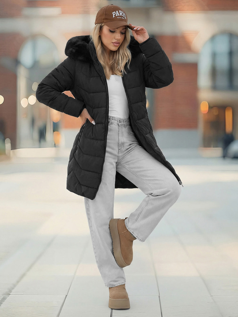 Ženska jakna crna OZONEE JS/16M9121/392Z