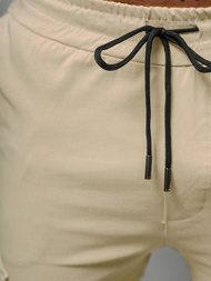 Muške Chino Hlače Bež OZONEE O/1404SP