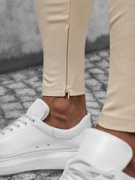 Muške chino hlače bež OZONEE DJ/550170